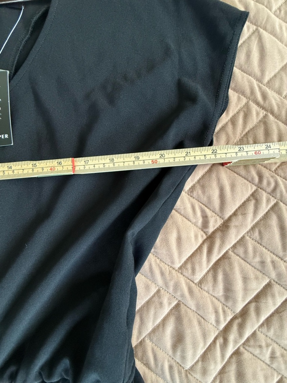 Boston Proper Black V-Neck Travel Jumpsuit - Picture 7 of 14